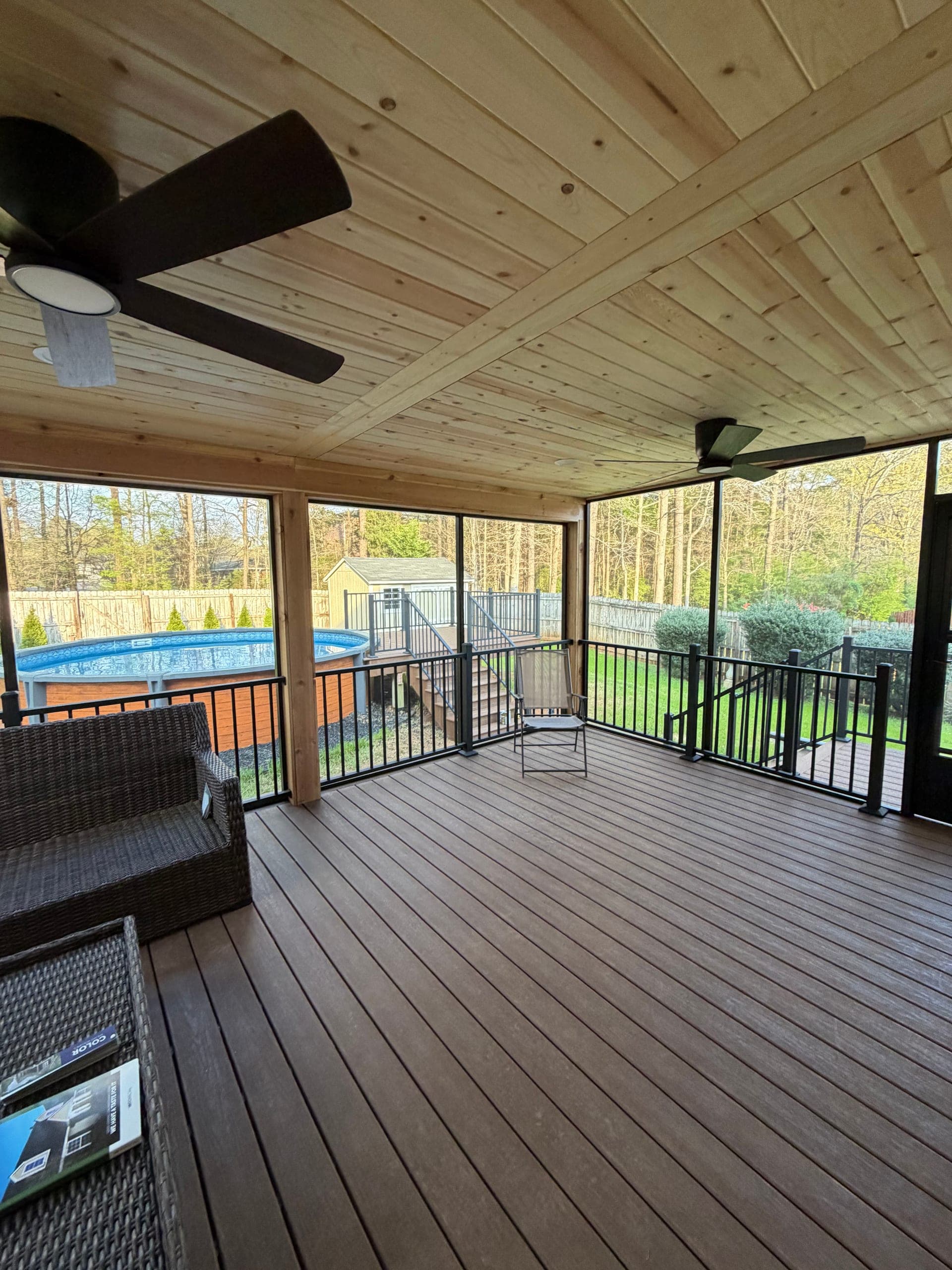 Covered Porch + Fan