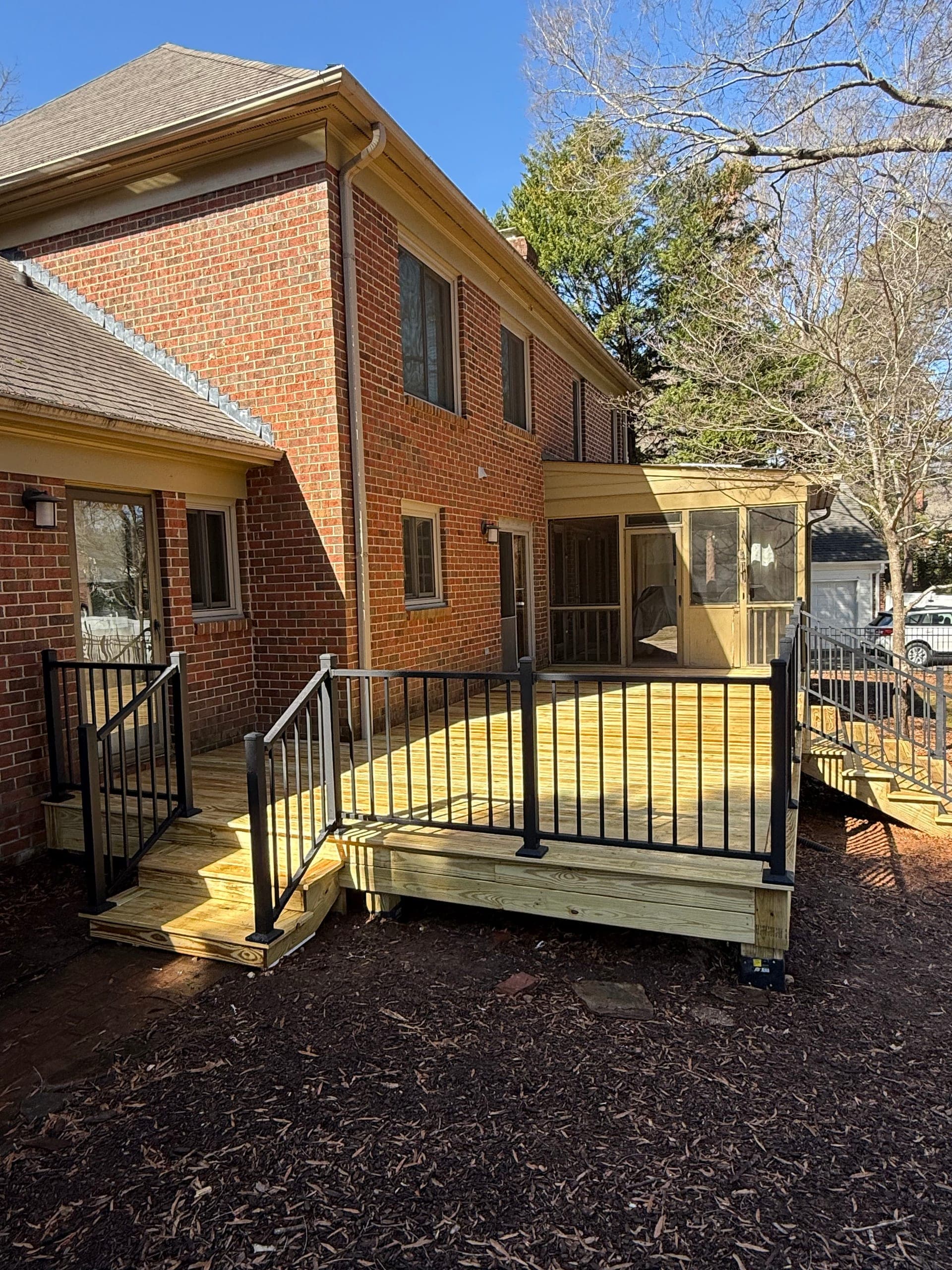 Brick + Composite Deck