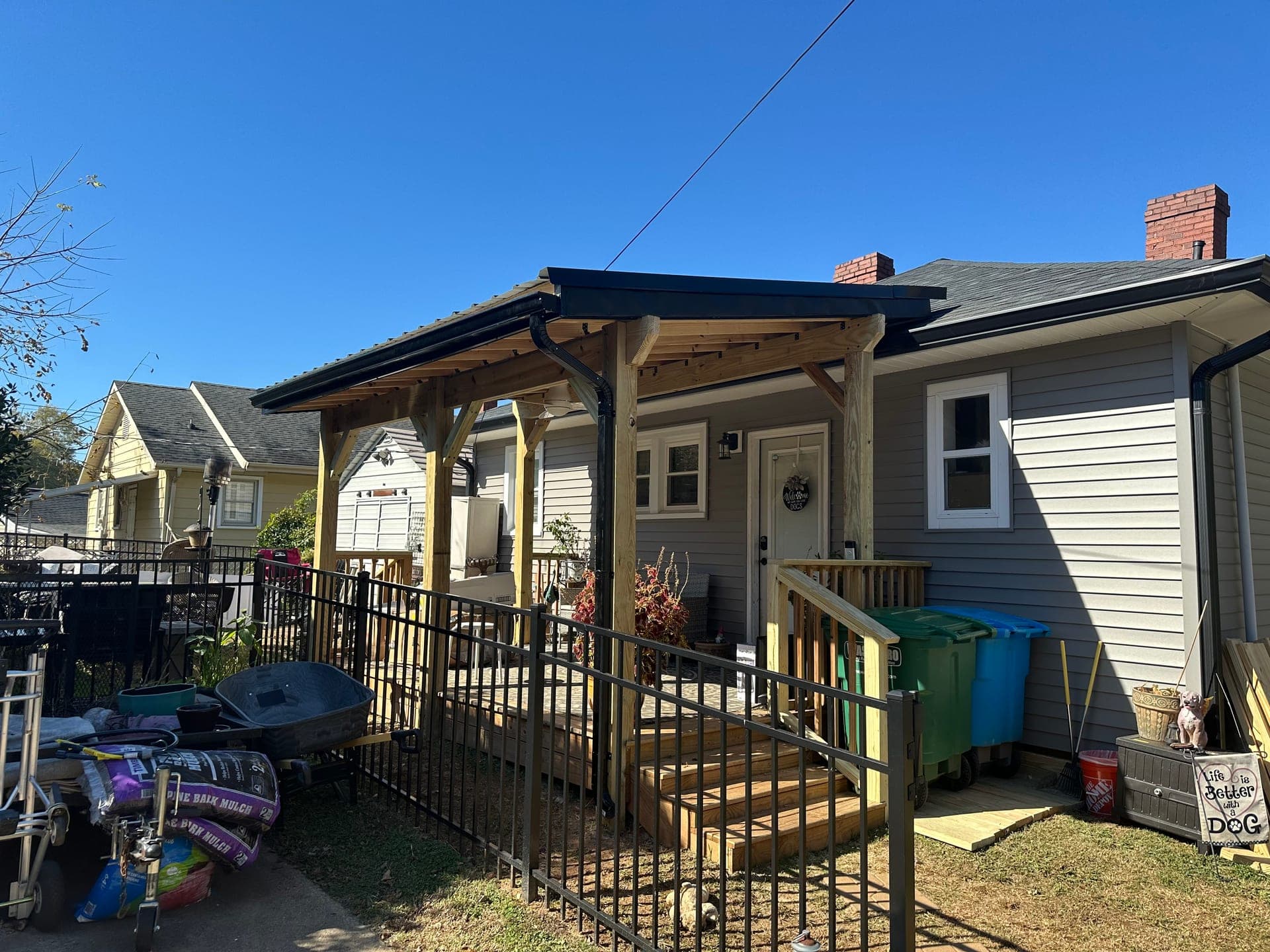 Front Porch + Pergola